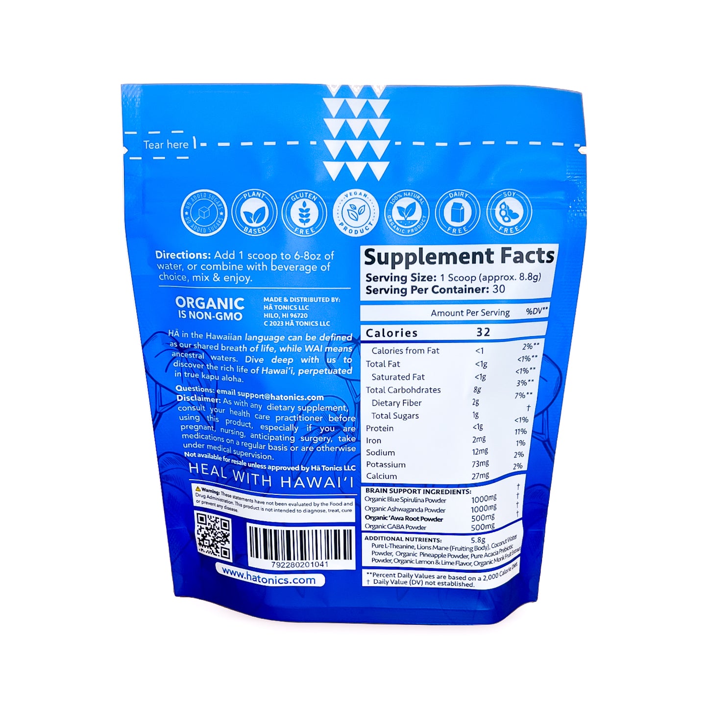 ʻAwa Tonic • Stress Relief + Brain Support